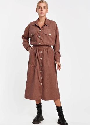 Спідниця nenka 3249-с01 l мокко