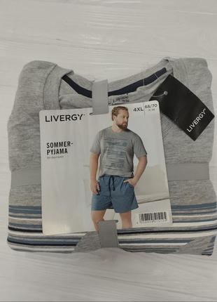 Мужская пижама с livergy хлопок