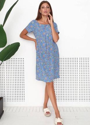 Сукня  nenka 3197-c01 xl синій/принт