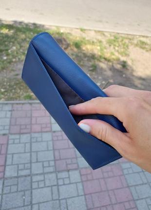 Гаманець жіночий шкіряний синій balisa6 фото