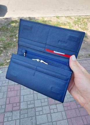 Гаманець жіночий шкіряний синій balisa3 фото