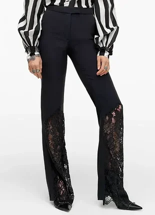 Роскошные брюки с кружевом из лимитированной коллекции zara