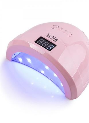 Лампа для манікюру led+uv sun 1s pink 48w