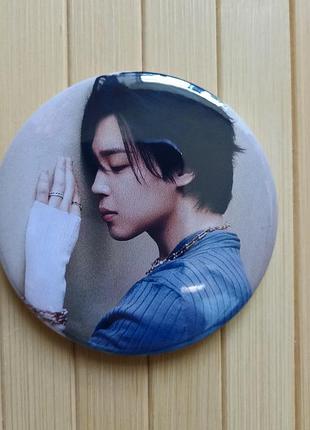Значок на булавке 5,6 см чимин jimin bts