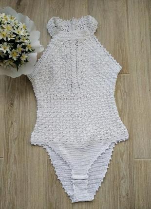 Женский боди крючком