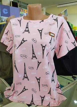 Женская хлопковая футболка