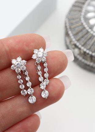 Родовані гвоздики (пусети) "незабудка" з колекції ювелірної біжутерії.