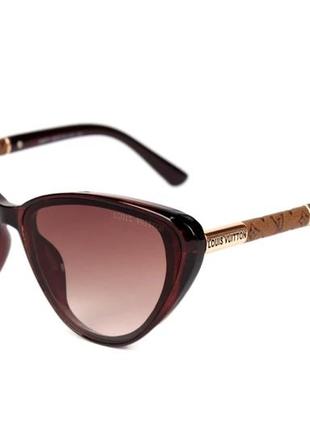 Очки женские с коричневыми линзами