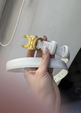 Женский кожаный ремень в стиле celine