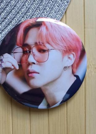 Значок на булавке 7.5 см чимин jimin bts