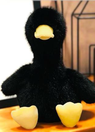 Мягкая игрушка утенок. мягкая пушистая игрушка утя. мягкая игрушка 30см