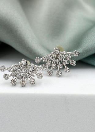 Родовані гвоздики (пусети) "салют" з колекції ювелірної біжутерії.