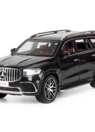 Игрушка джип mercedes-benz gls 63 amg машинка детская металлическая 1:244 фото