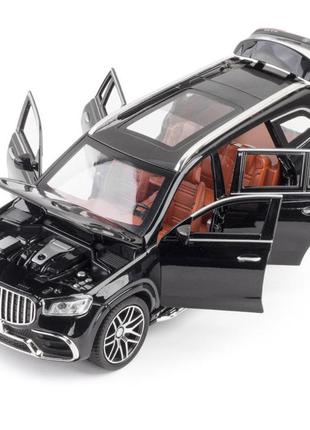 Игрушка джип mercedes-benz gls 63 amg машинка детская металлическая 1:248 фото