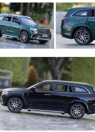 Игрушка джип mercedes-benz gls 63 amg машинка детская металлическая 1:246 фото