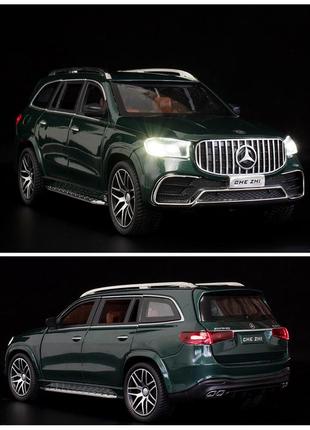 Игрушка джип mercedes-benz gls 63 amg машинка детская металлическая 1:249 фото