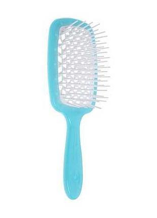 Щітка для волосся бірюза-біла janeke superbrush 82sp226 tse