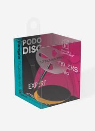 Staleks диск педикюрний подовжений pododisc staleks pro l в комплекті зі змінним файлом 180 грит 5 шт (25 мм)