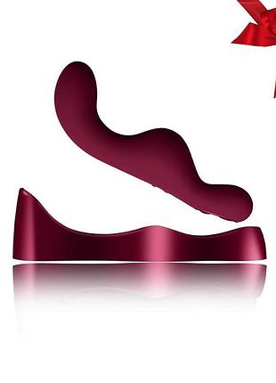 Універсальний sit-on-top вібратор rocks off ruby glow blush, пульт дк