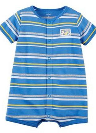Детский летний песочник ромпер carters для мальчика на 24 месяца хлопок