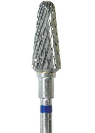 Staleks фреза твердосплавна усічений конус синя діаметр 6 мм / робоча частина 14 мм