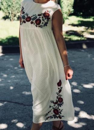 Zara сукня вишиванка2 фото