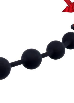 Анальные шарики nexus excite large anal beads, силикон, макс. диаметр 3 см  so3843