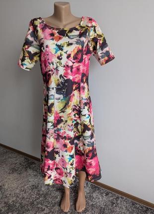 Платье цветное неопрен хл