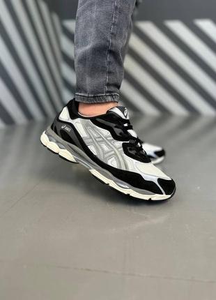 Мужские кроссовки asics gel-nyc ivory/clay grey ii