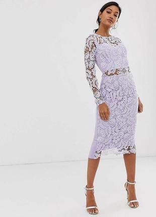 Платье миди кружевное missguided