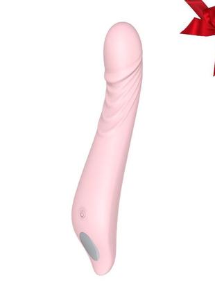 Вібратор для точки g dream toys prince charming, рожевий, 21.5 х 3.4 см