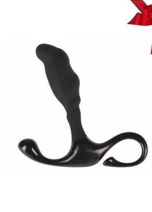 Самый недорогой массажер простаты alive nero для новичков, силикон и пластик, отлично для старта  al20459