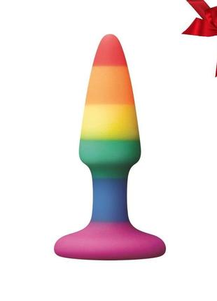 Анальная пробка ns novelties colours pride edition pleasure plug mini  t280665