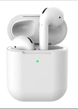 Силіконовий чохол airpods/airpods 2 білий