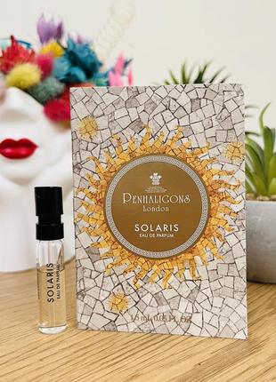 Оригинал пробник парфюмированная вода penhaligon`s solaris