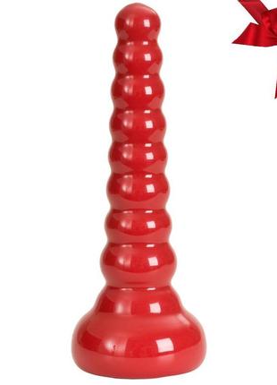 Анальная пробка-втулка doc johnson red boy - red ringer anal wand, макс. диаметр 4,5см  so1981