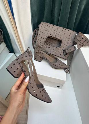 Туфли женские из натуральной кожи