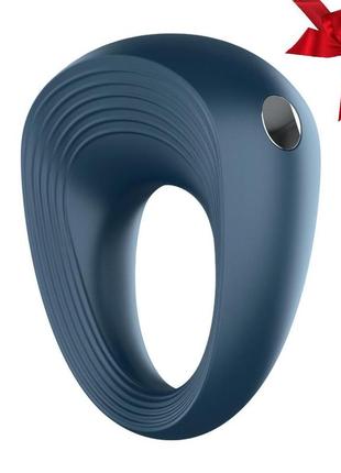 Эрекционное виброкольцо satisfyer power ring, классическая форма, перезаряжаемое, мощное  so2738