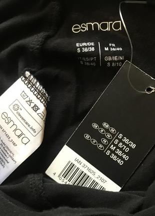 Эсмара! женские чёрные леггинсы германия, s 36/38=42/46 наш