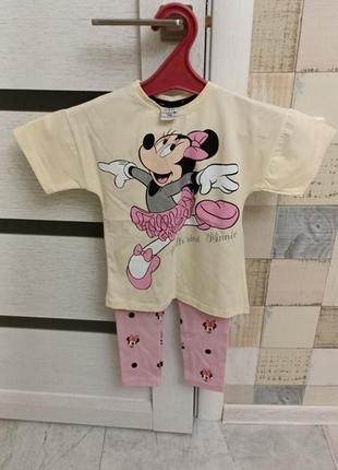 Костюм дитячий новий zara 3-4р 104см minnie mouse