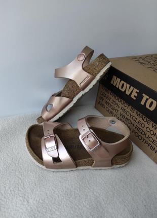 Birkenstock детские сандали босоножки на девочку  rio kids р.25
