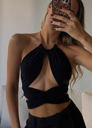 Топ с цепочкой