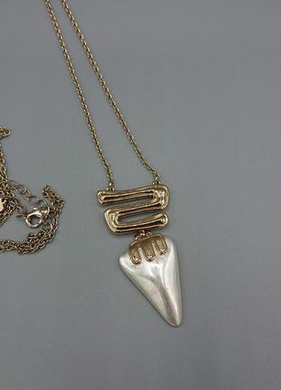 Брендовая элитная бижутерия park lane длинный колье подвеска