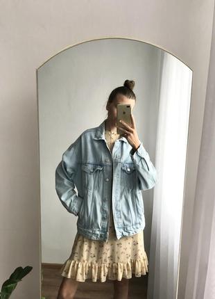 Джинсова куртка bershka, розмір хс, більшомірить!