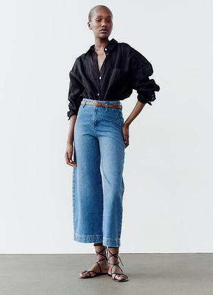 Джинсы укороченные zara