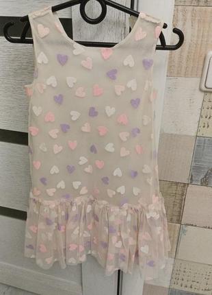 Платье платья бренда h&m 2-3р