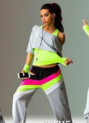 Комплект трійка яскрава майка боксерка боксерка неонові рукавички та верхня трикотажна кофта бавовна