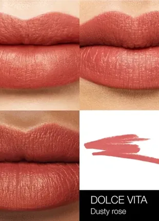 Матовая помада карандаш для губ nars velvet matte lip pencil dolce vita 1.8 г