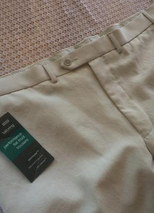 Легкие светлые летние брюки marks & spencer6 фото