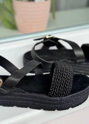 Босоніжки шкіряні gant